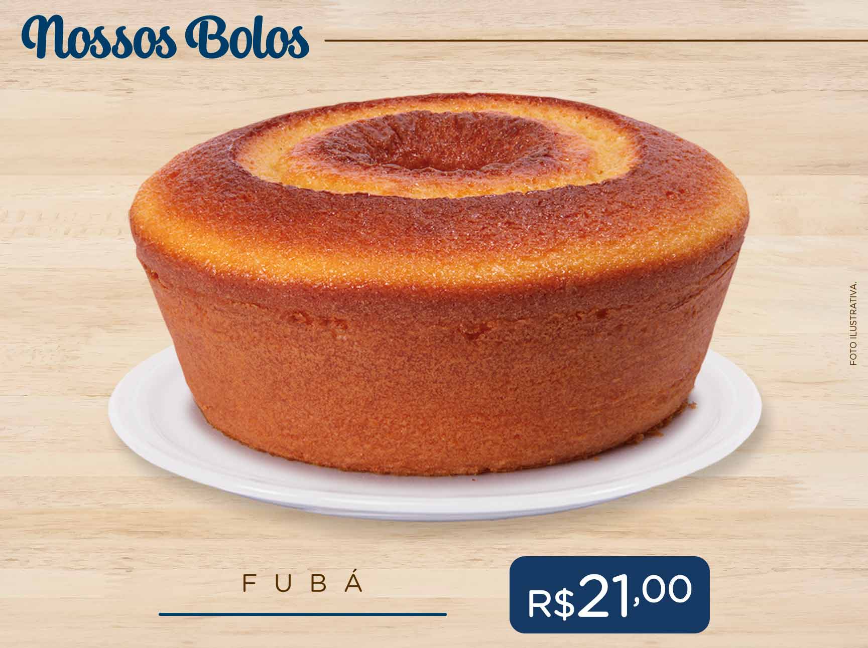 Bolo de Fubá - Casa de Bolos