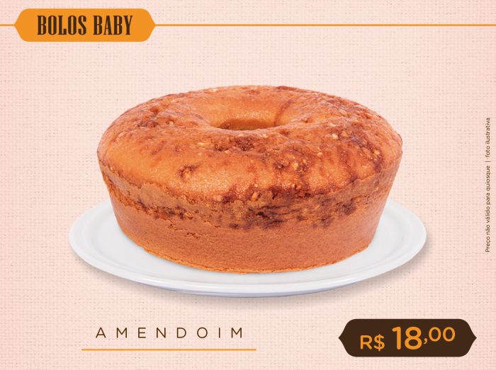 Bolo Amendoim Baby