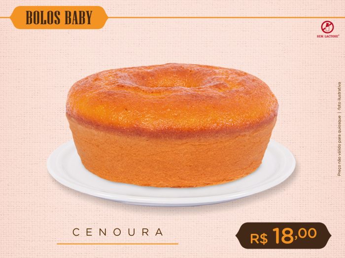Bolo de Cenoura Baby