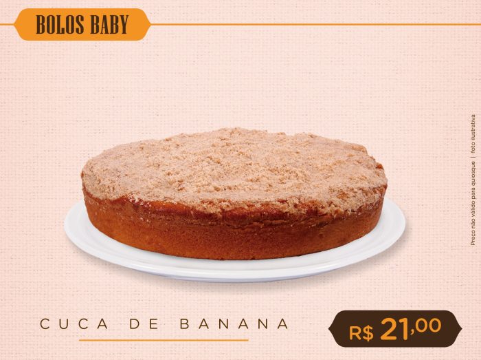 Cuca de Banana Baby