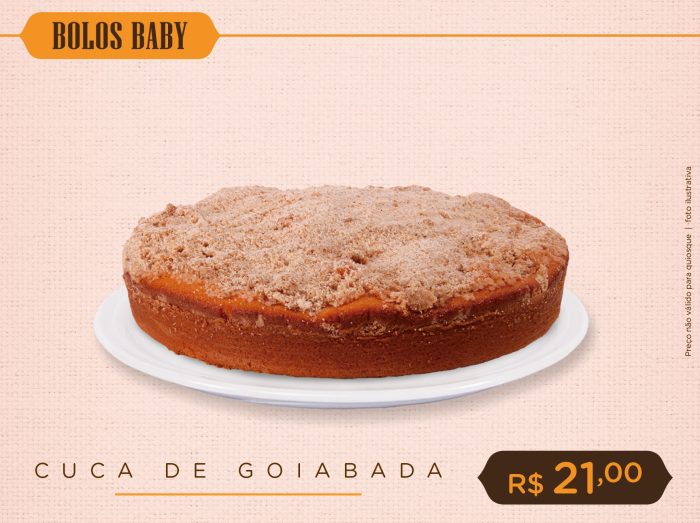 Cuca de Goiabada Baby