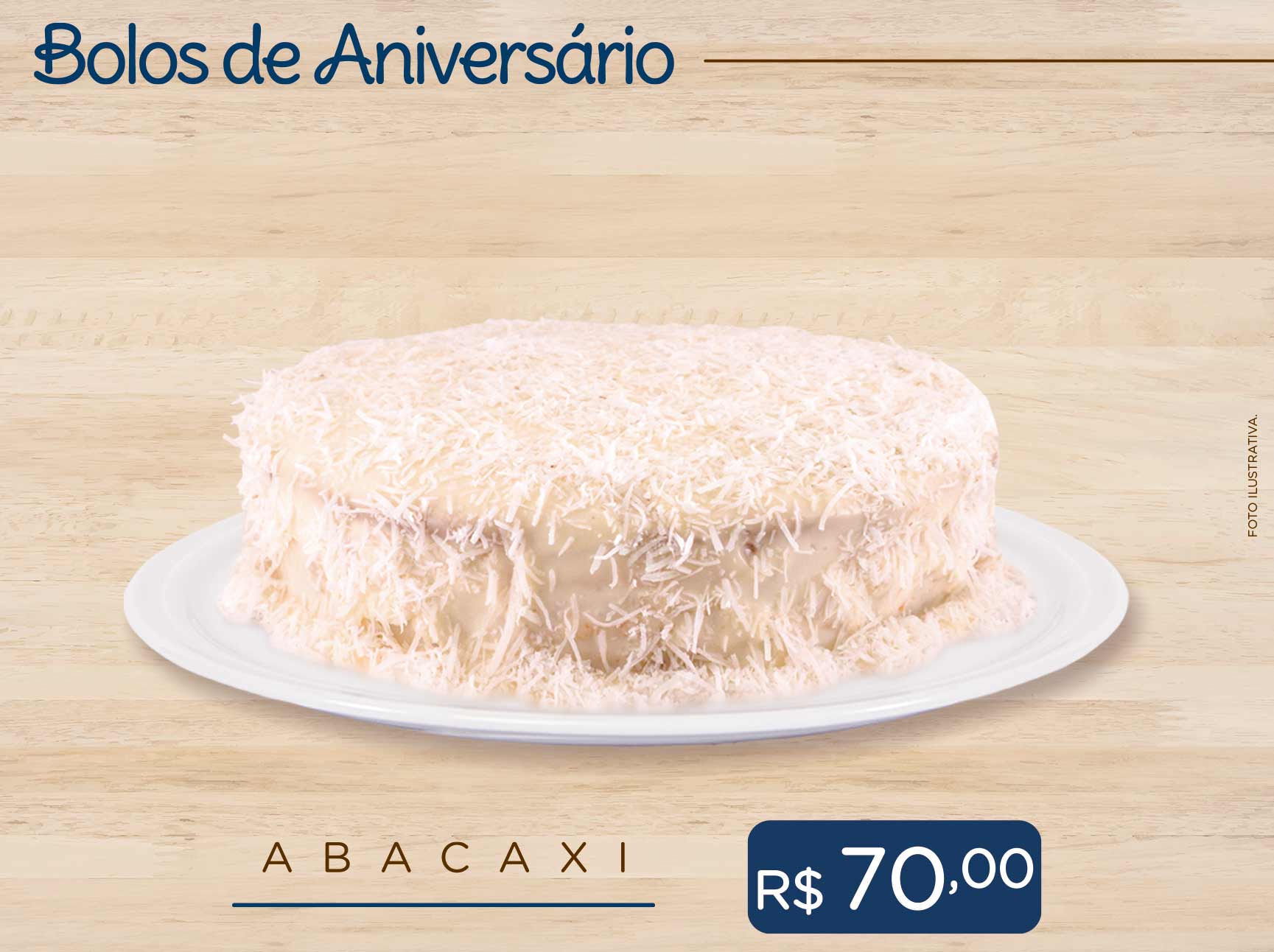 Bolo com creme de abacaxi - Compre Bem