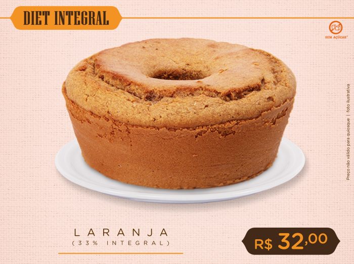 Bolo Diet de Laranja