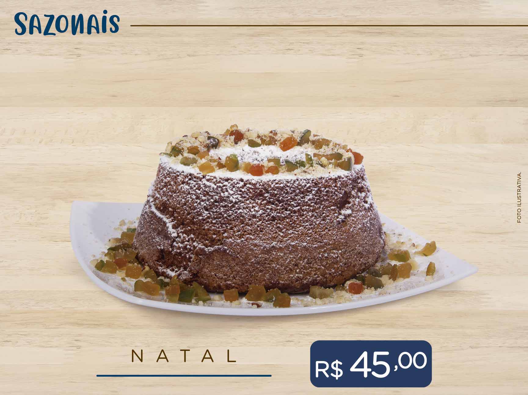 Bolo de Natal - Casa de Bolos Bolo de Natal - Casa de Bolos