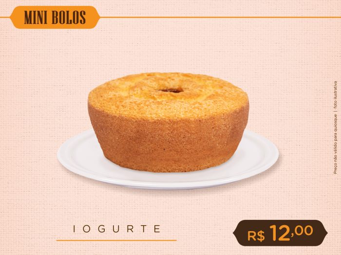 Mini Bolo de Iogurte